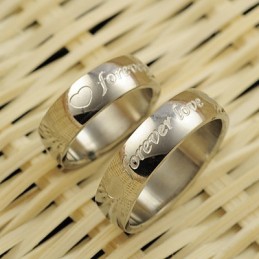 Für Immer Liebe Paare Recht Ring