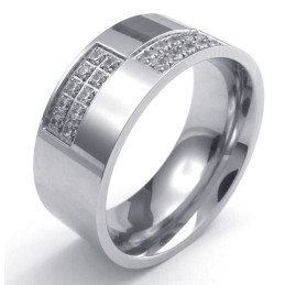 Üppiges Design Farbbrillanz Zuverlässige Qualität Titanring