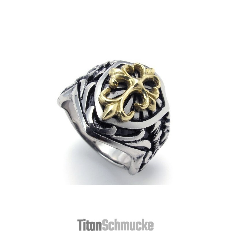Modische Muster Farbbrillanz Hochwertiger Titanring Modische Muster Farbbrillanz Hochwertiger Titanring