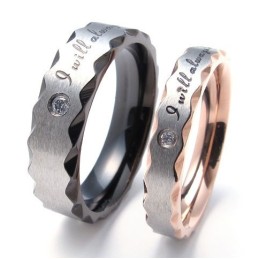 Elegante Form Farbbrillanz Zuverlässiger Ruf Titanring