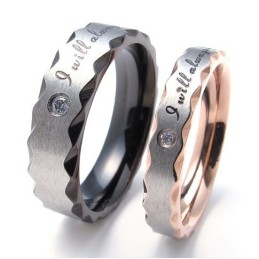 Schönes Design Farbbrillanz Zuverlässiger Ruf Titanring