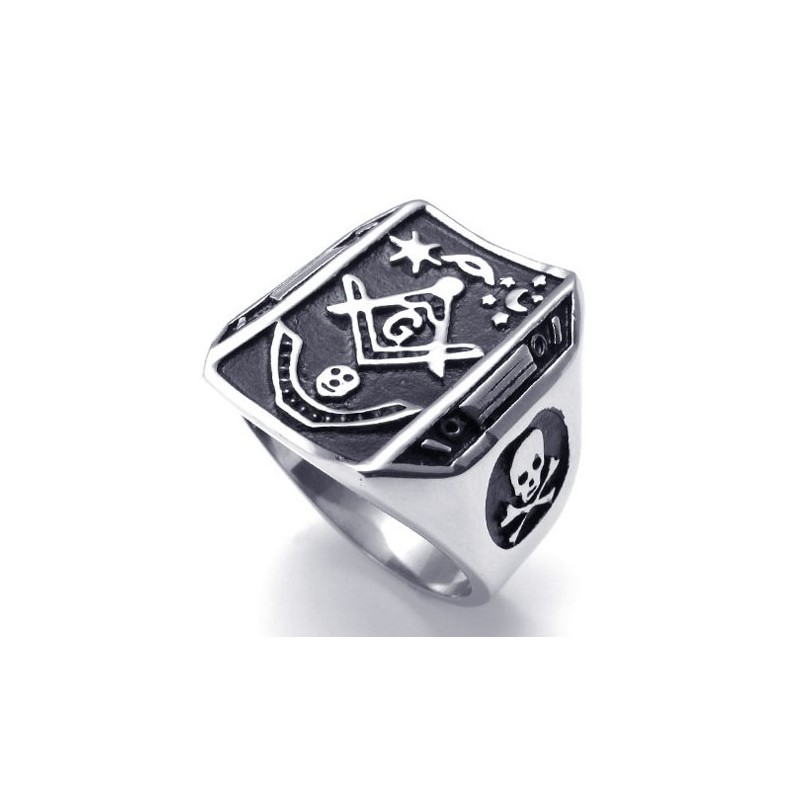 Modische Muster Farbbrillanz Hochwertiger Titanring