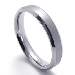 Modernes Design Farbbrillanz Eine Lange Geschichte Titanring
