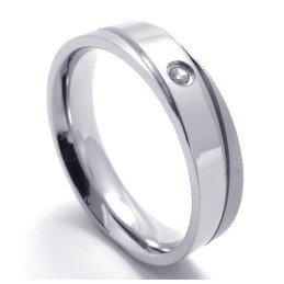 Professionelles Design Farbbrillanz Für Einen Titanring Mit Langer Geschichte