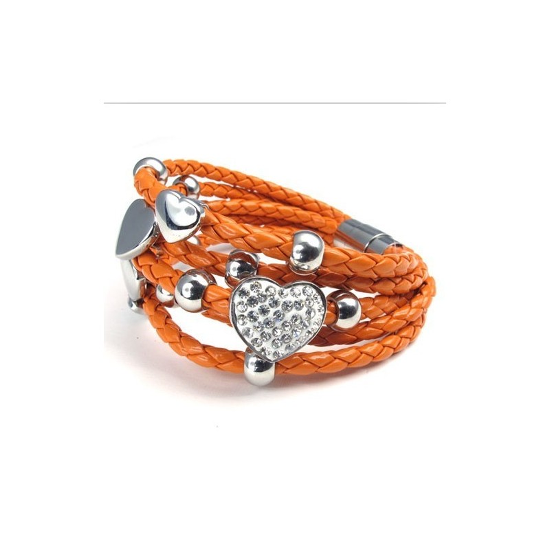 Schönes Design Schöne Farben Zuverlässige Qualität Edelstahl Lederarmband