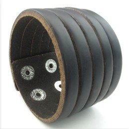 Geschickte Herstellung Zarte Farben Zuverlässige Qualität Titan Leder Armreif