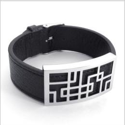 Attraktives Design Zarte Farben Zuverlässige Qualität Titan-Lederarmband