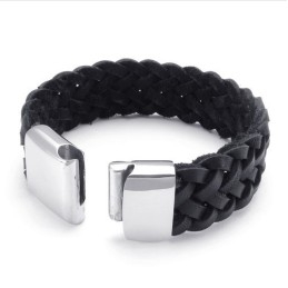 Geschicktes Design Zarte Farben Stabile Qualität Titan Lederarmband