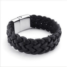 Geschicktes Design Zarte Farben Stabile Qualität Titan Lederarmband