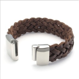 Geschicktes Design Zarte Farben Stabile Qualität Titan Lederarmband
