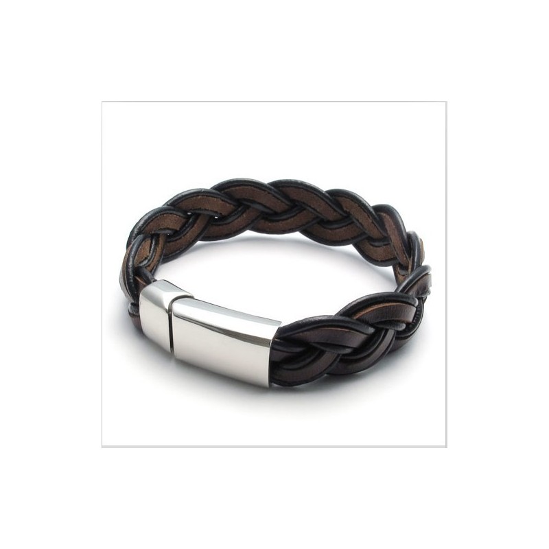Geschicktes Design Zarte Farben Stabile Qualität Titan Lederarmband