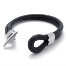 Geschickte Herstellung Zarte Farben Zuverlässige Qualität Titan Lederarmband