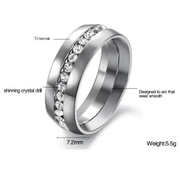 Um Warmes Lob Von Kunden Zu Gewinnen Männlicher Titanring
