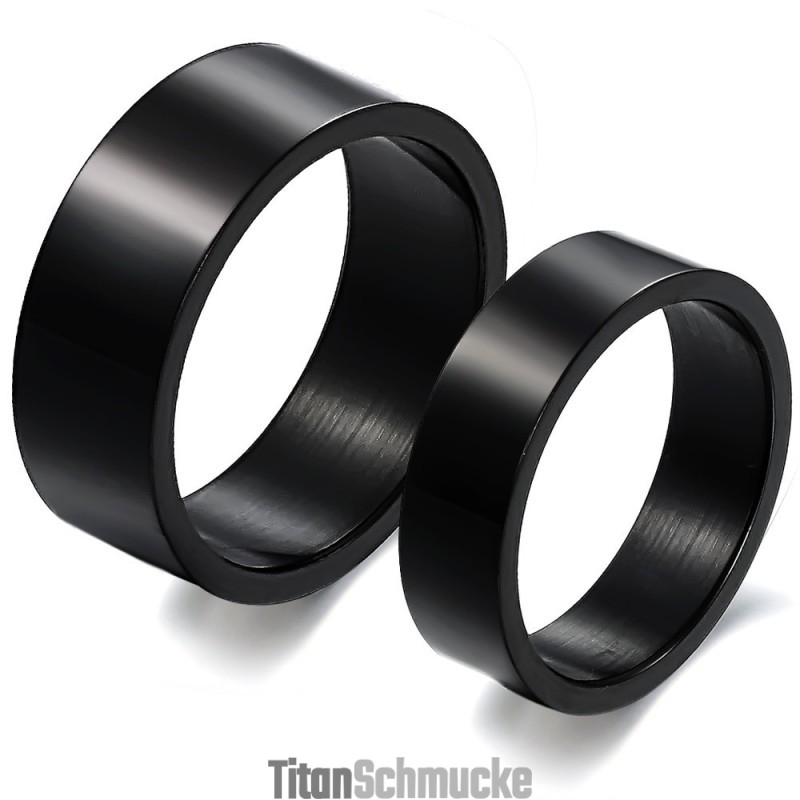 Um Warmes Lob Von Kunden Zu Gewinnen Schwarzer Titanring Für Liebhaber Um Warmes Lob Von Kunden Zu Gewinnen Schwarzer Titanring Für Liebhaber