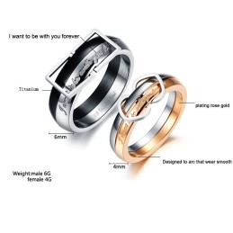 Weltweit Gut Verkaufter Titanring Für Liebhaber