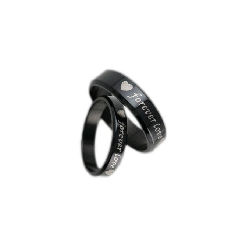 Stabiler Qualitätsring Aus Schwarzem Titan Für Liebhaber