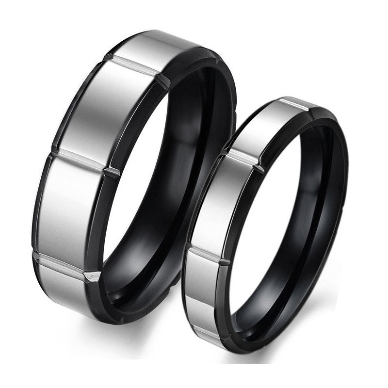 Die Königin Der Qualität Retro Titan Ring Für Liebhaber