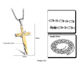 Große Auswahl An Kreuz-Titan-Halsketten