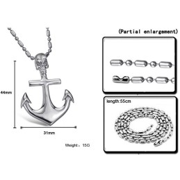 Weltweit Bekannte Kreuz-Halskette Aus Titan