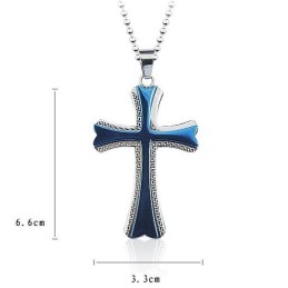 Edler warmgelb Titan-Anhänger Und Halskette, Modisches Geschenk