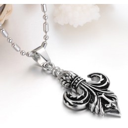 Einfach Zu Verwendende Klassische Titan-Halskette Für Männer