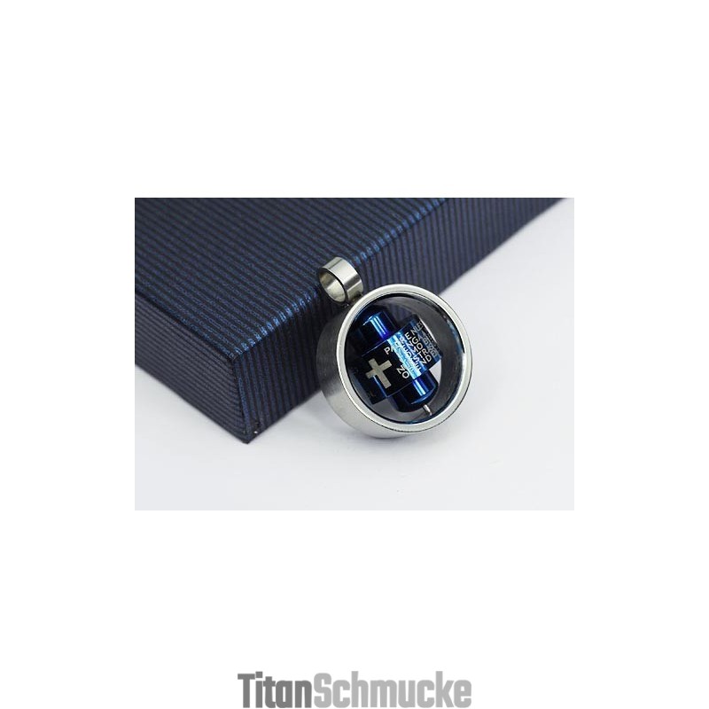 Cool Fashion Cross Ring Herren Titan Anhänger Und Halskette