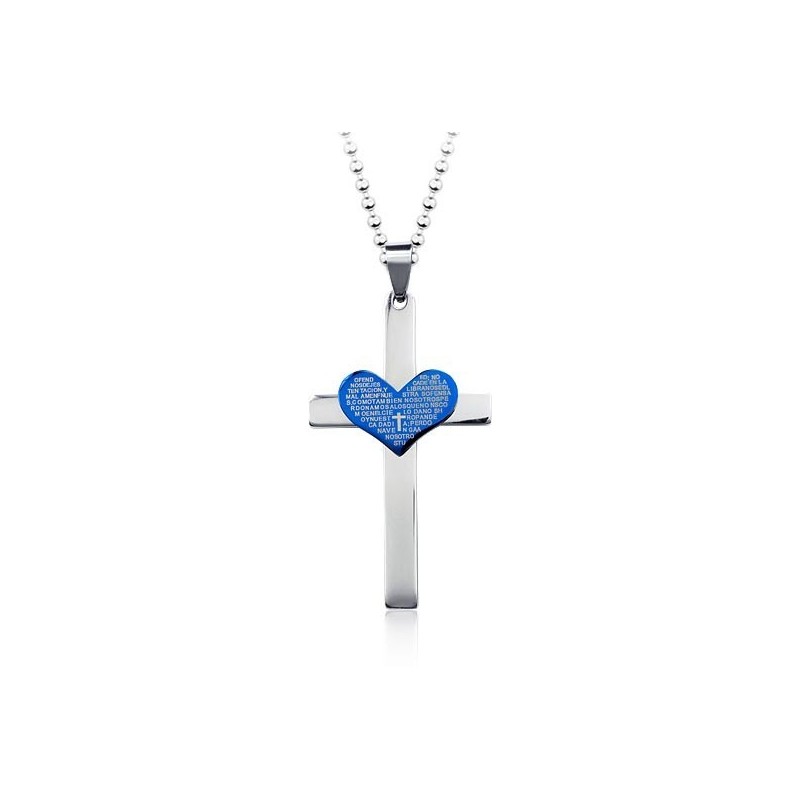 Mode Cool Schatz Kreuz Anhänger Und Halskette