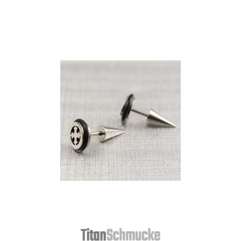 Titan-Kreuz-Ohrringe Titan-Kreuz-Ohrringe