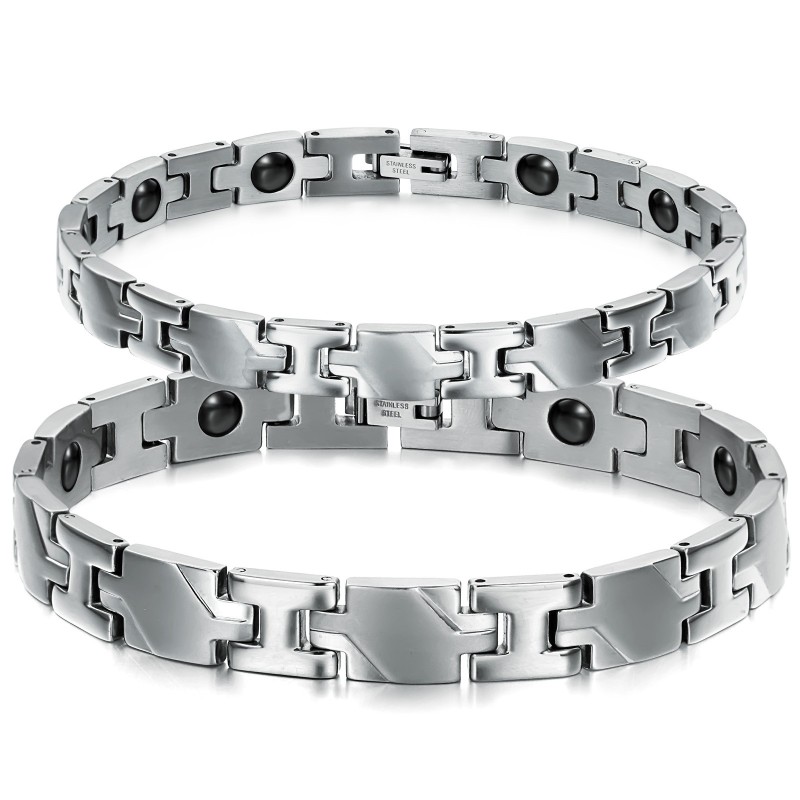 Hochwertiges Titan-Magnetstein-Armband Für Liebhaber