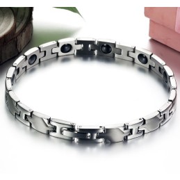 Hochwertiges Titan-Magnetstein-Armband Für Liebhaber