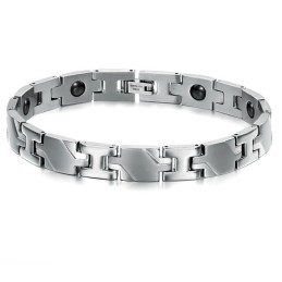 Hochwertiges Titan-Magnetstein-Armband Für Liebhaber