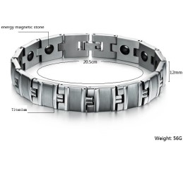 Hochwertiges Anti-Ermüdungs-Armband Aus Titan-Magnetstein Für Männer