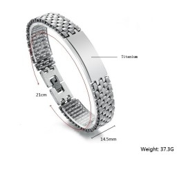 Stabiles Qualitäts-Titanarmband Für Männer