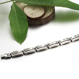 Hochwertiges Männliches Titan-Lodestone-Armband