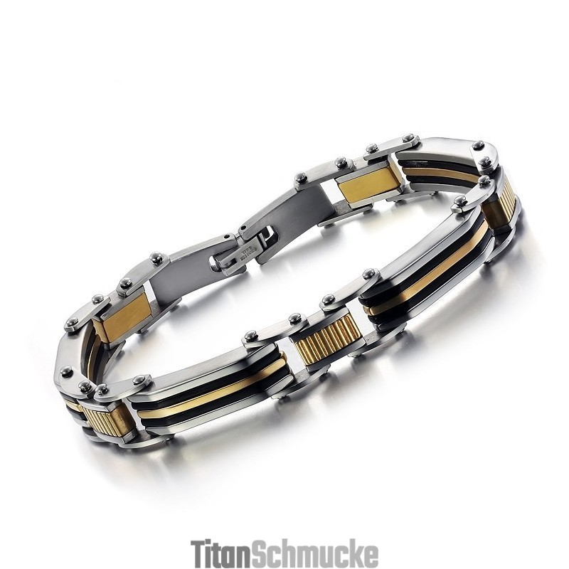 Hochwertiges Herrenarmband Aus Titan
