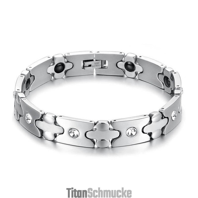 Hochwertiges Gesundheitsarmband Aus Titan Mit Diamant Hochwertiges Gesundheitsarmband Aus Titan Mit Diamant
