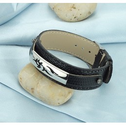 Zuverlässiger Qualitäts-Armreif Aus Schwarzem Titan