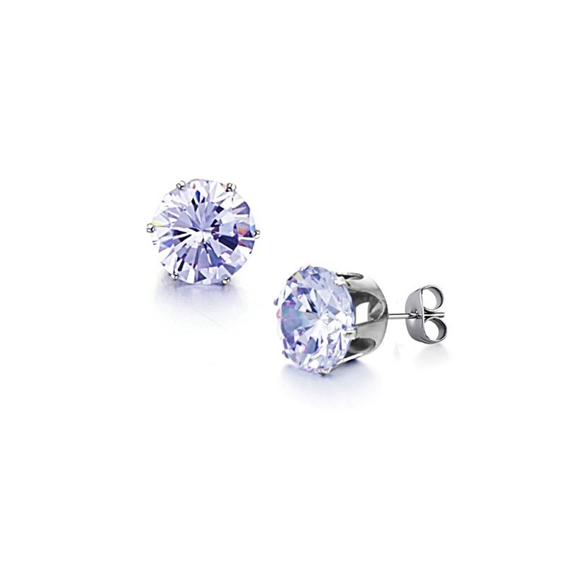 Weltweit Gut Verkaufte Weibliche Titanohrringe Mit Strass