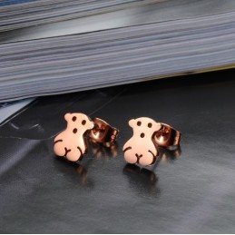 Qualität Und Quantität Gesichert Weibliche Bärenform Titan Ohrringe