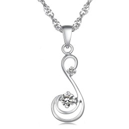 Qualität Und Quantität Gesichert Weibliche  ierung Titan Halskette Mit Diamant