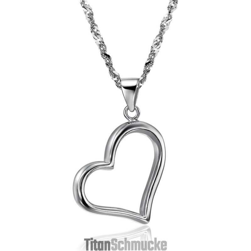 Komplett In Spezifikationen Weibliche Sweetheart Platin Platinierung Titan Halskette Komplett In Spezifikationen Weibliche Sweetheart Platin Platinierung Titan Halskette