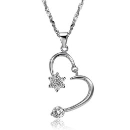 Qualität Und Quantität Gesichert Weibliche Platin Plating Titan Halskette Mit Strass