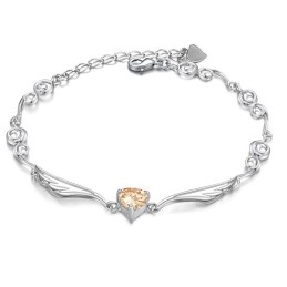 Hochwertiges Damen-Titan-Armband Mit beschichtung Und Strass