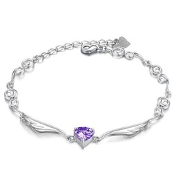 Hochwertiges Damen-Titan-Armband Mit beschichtung Und Strass
