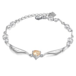 Große Auswahl An Weiblichen Platin-Titan-Armbändern Mit Diamanten