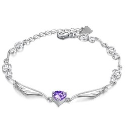 Große Auswahl An Weiblichen Platin-Titan-Armbändern Mit Diamanten