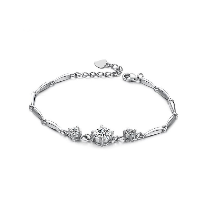 Stabile Qualität Weibliche Platin Beschichtung Titan Armband Mit Diamant Stabile Qualität Weibliche Platin Beschichtung Titan Armband Mit Diamant
