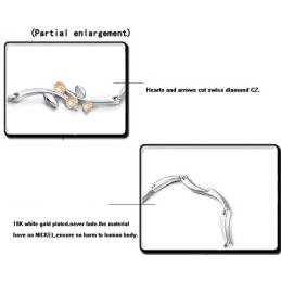 Zuverlässiges Qualitäts-Titanarmband Mit beschichtung Für Damen Mit Strass