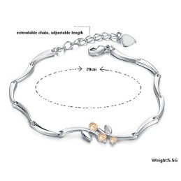 Zuverlässiges Qualitäts-Titanarmband Mit beschichtung Für Damen Mit Strass