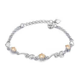 Qualität Und Quantität Gesichert Weibliche Platin Plating Titan Armband Mit Strass